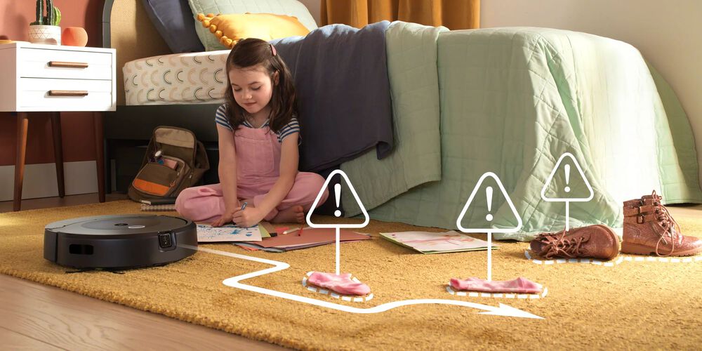 Navigation unter M&ouml;beln und um diese herum